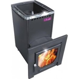 Дровяная печь для бани Варвара Мини панорама без контура